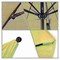 California Umbrella 11' Black Aluminum Market Patio Umbrella, Sunbrella Parrot 194061333242 - alternate 2